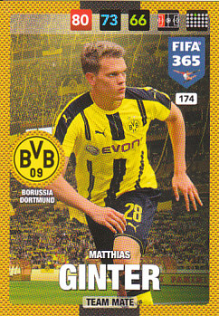 Matthias Ginter Borussia Dortmund 2017 FIFA 365 #174